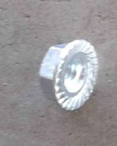 1/4'' whiz-lock flange nut